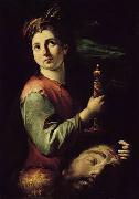 Gioacchino Assereto David with the Head of Goliath oil painting